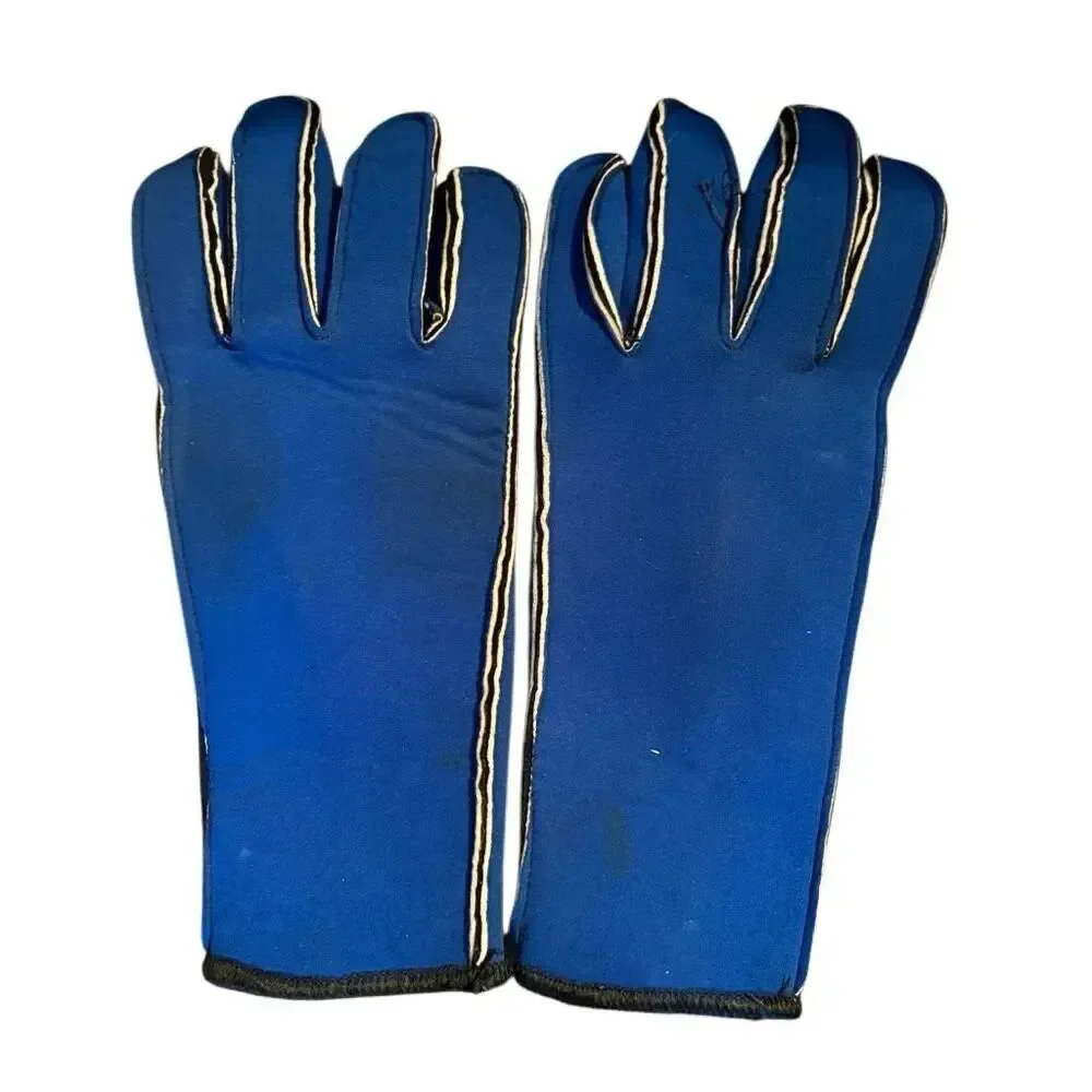 Vintage Size XL Blue Scuba Diving Gloves